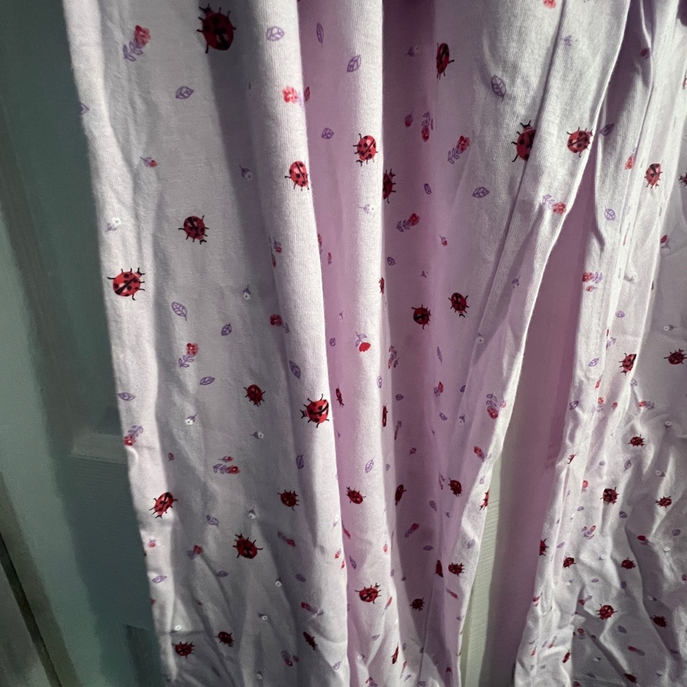 Rae Dunn Pink Pajama Set with Floral Pattern - Picture 7 of 13